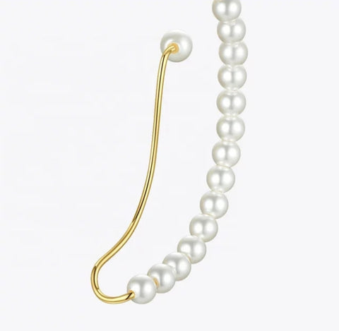 Pearl Me Cuff Earrings